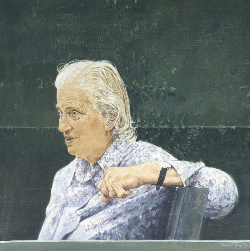 Painting of Dorothy Hodgkin
